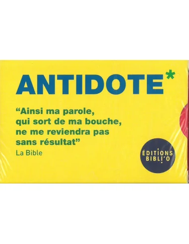 Jeu Antidote - La Bible