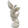 Statue albâtre - 17 cm - Saint Michel