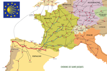 Les chemins de Saint Jacques de Compostelle